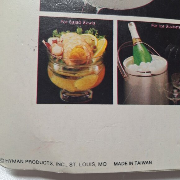 Human Kool Kubes Reusable Ice Cube Santa Red Vintage 90s Holiday Christmas Drink - Picture 7 of 8